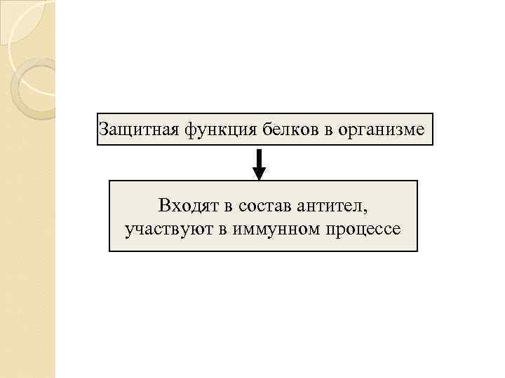 Защитная функция белков в организме   Входят в состав антител, участвуют в иммунном
