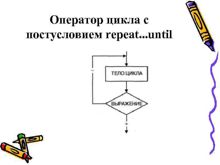   Оператор цикла с постусловием repeat. . . until 