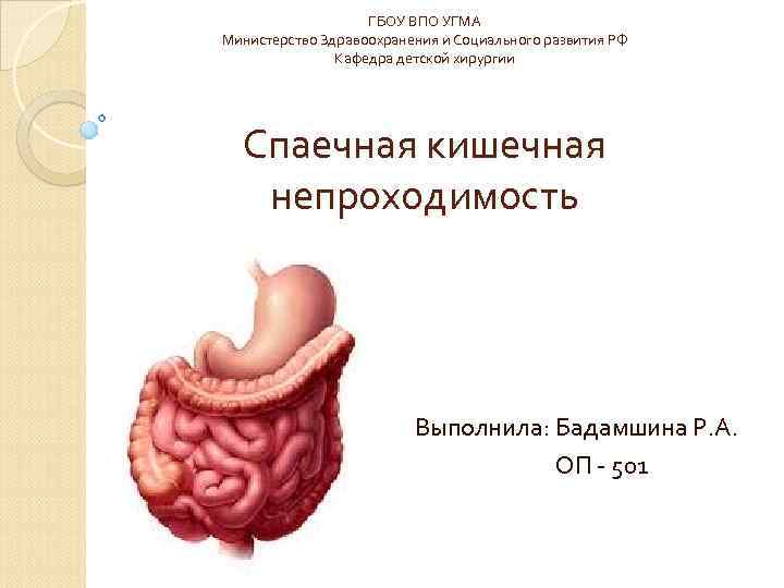     ГБОУ ВПО УГМА Министерство Здравоохранения и Социального развития РФ 