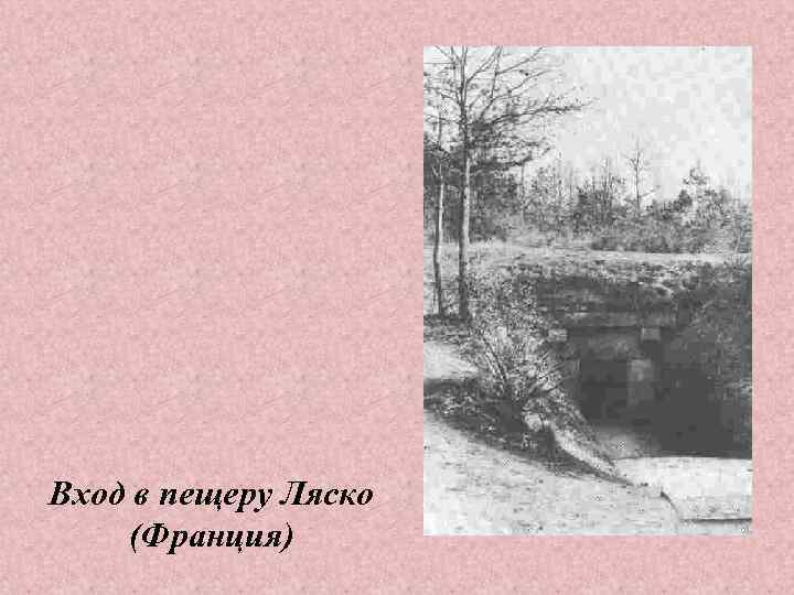 Вход в пещеру Ляско (Франция) 