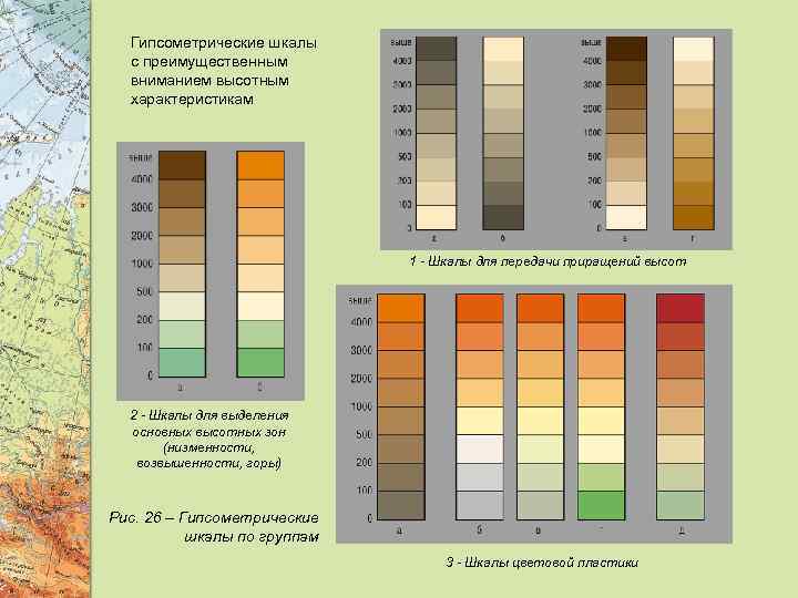 Карта рельефа с высотами онлайн