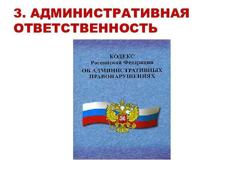 Административная ответственность презентация