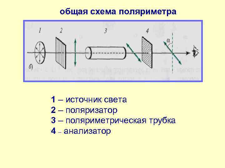 Принципиальная схема поляриметра