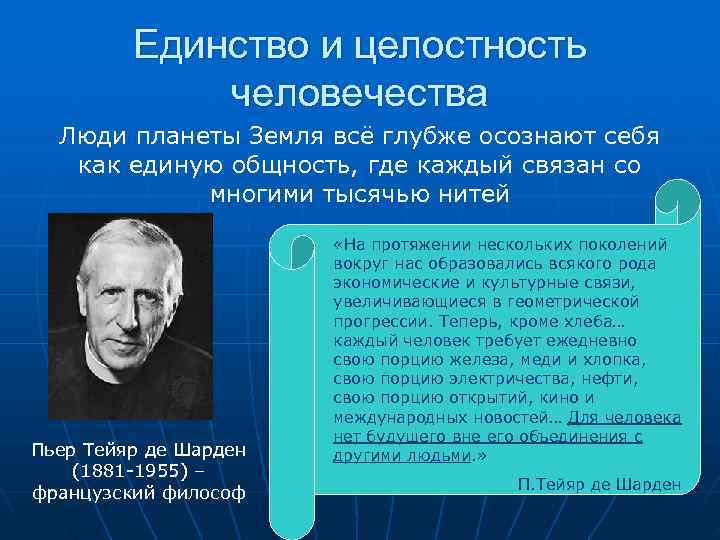    Единство и целостность   человечества  Люди планеты Земля всё