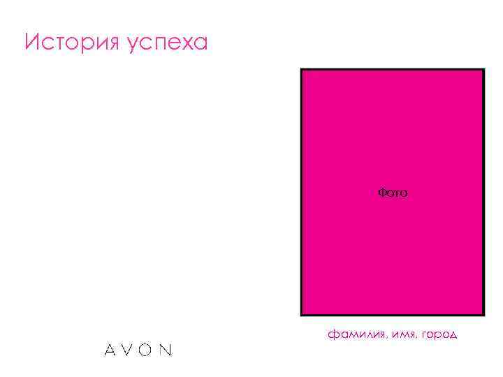 История успеха     Фото     фамилия, имя, город