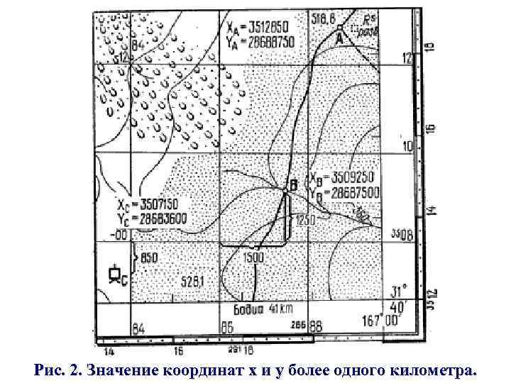 Как нанести координаты на карту