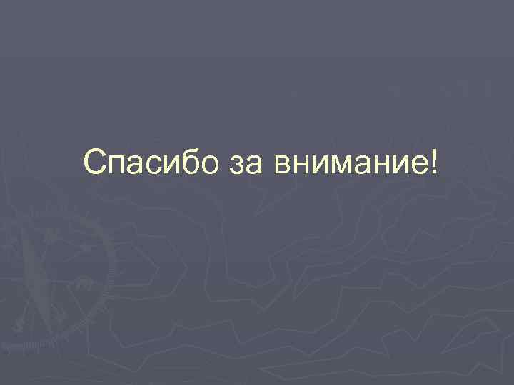 Спасибо за внимание! Спасибо за внимание!