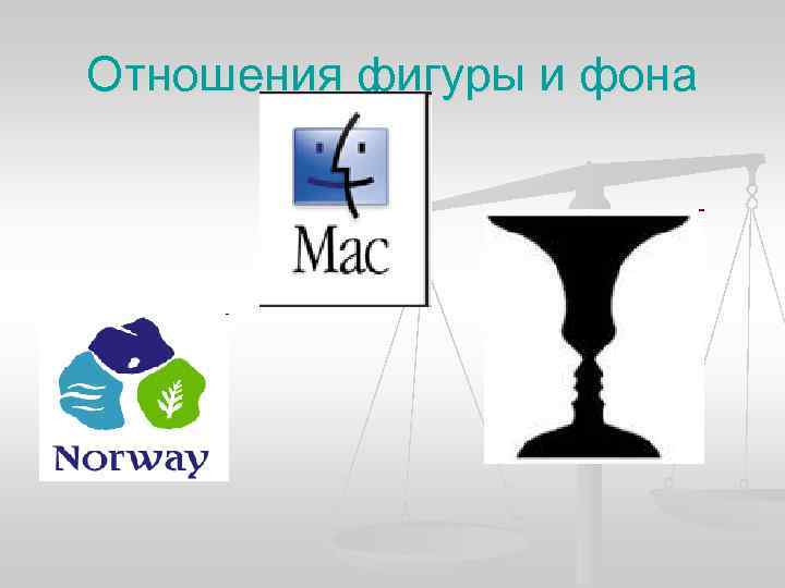 Отношения фигуры и фона Отношения фигуры и фона