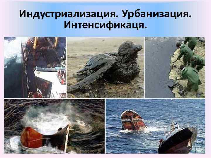 Индустриализация. Урбанизация.   Интенсификаця.  