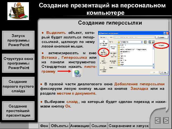 Создание презентаций на персональном компьютере Создание презентаций на персональном компьютере