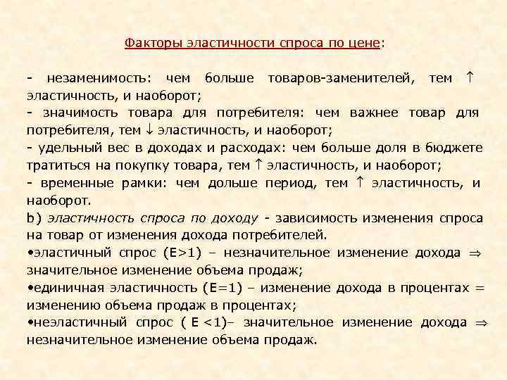 спрос понятие факторы эластичность. ценовая эластичность спроса факторы влияющие на эластичность спроса. схема по экономике эластичность спроса. факторы эластичности спроса. закон и факторы спроса ценовые и неценовые.