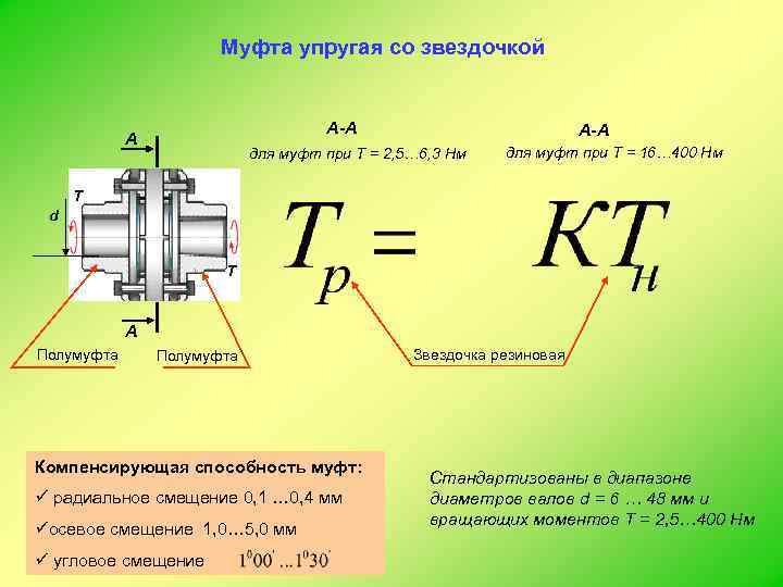 Муфта упругая со звездочкой чертеж