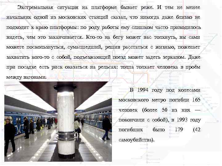 Презентация станции метро москвы