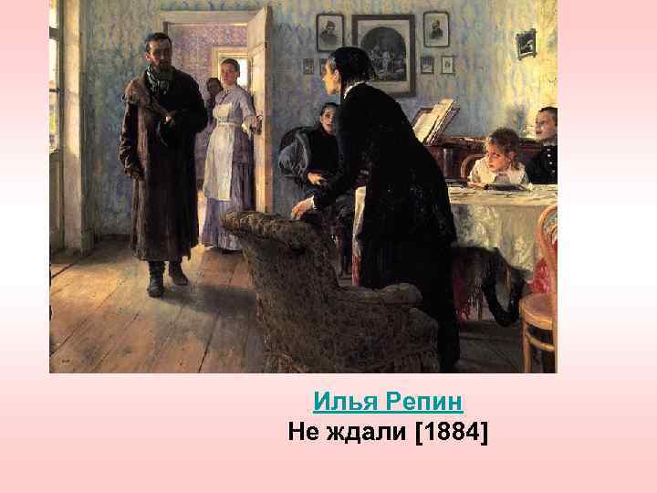  Илья Репин Не ждали [1884] 