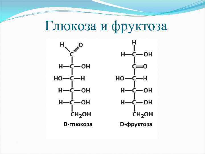 Глюкоза и фруктоза 