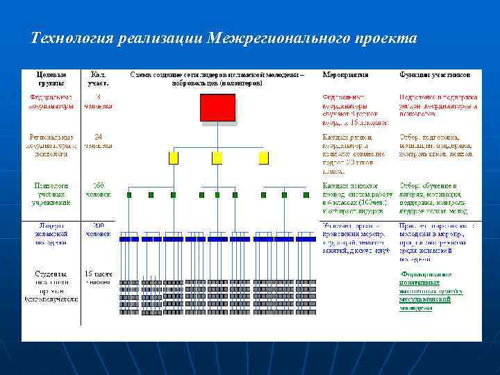 Технология реализации Межрегионального проекта 