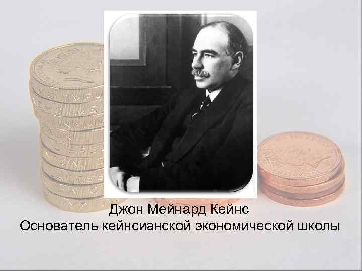 Джон Мейнард Кейнс Основатель кейнсианской экономической школы 