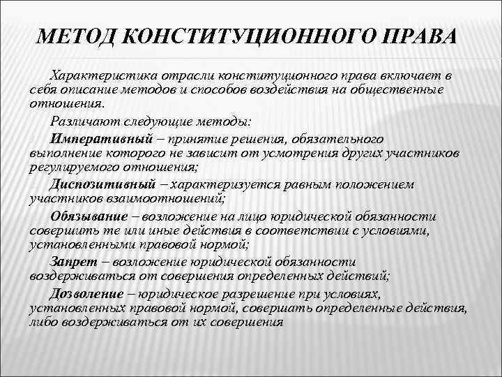 Общая характеристика конституционного права рф презентация