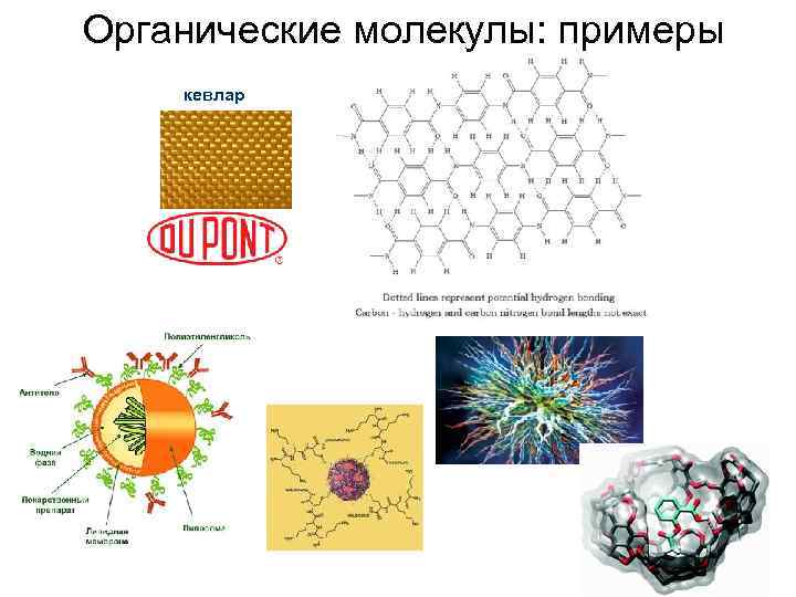 Органические молекулы: примеры кевлар 