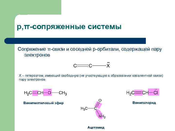 Характер химических связей