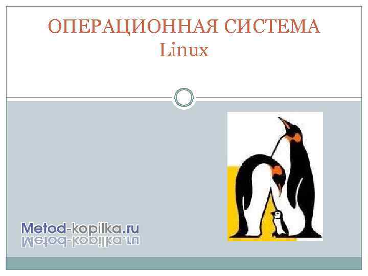ОПЕРАЦИОННАЯ СИСТЕМА Linux 