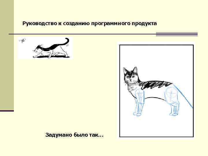 Руководство к созданию программного продукта Задумано было так… 