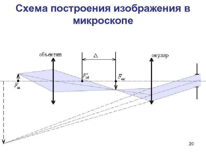 Какое изображение получается с помощью объектива и окуляра