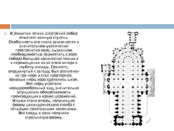 План шартрского собора