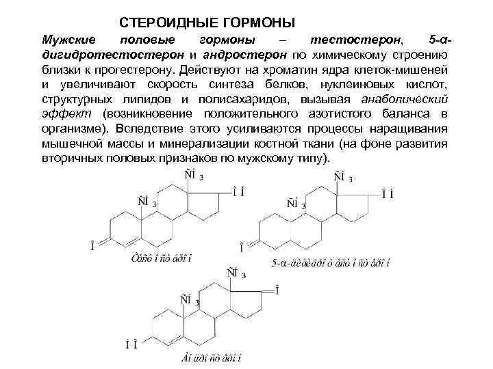 Мужские гормоны для мужчин