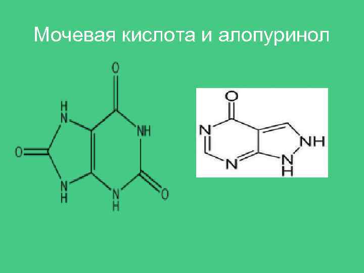 Мочевая кислота и алопуринол 