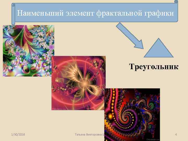   Наименьший элемент фрактальной графики     Треугольник 1/30/2018  Татьяна