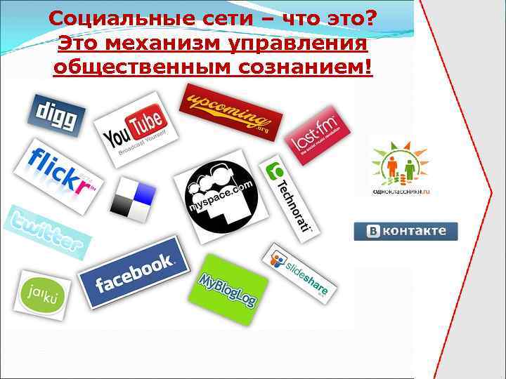 Социальные сети – что это? Это механизм управления общественным сознанием! 