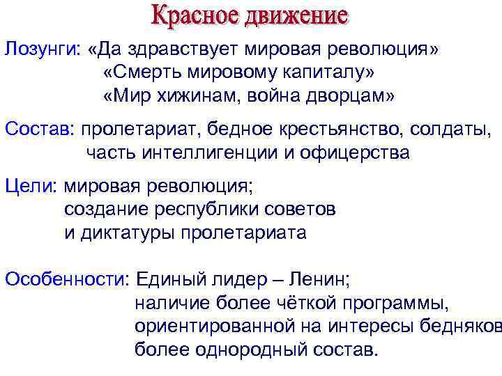 Насильственные действия руководства республики советов в годы гражданской войны с целью подавления