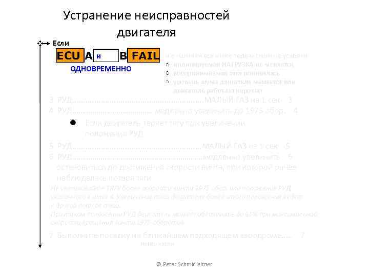 Устранение неисправностей двигателя Если и ОДНОВРЕМЕННО и в наличии все ниже перечисленные условия: индицируемая