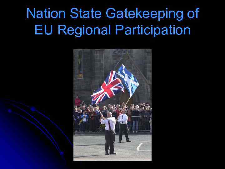Nation State Gatekeeping of EU Regional Participation 