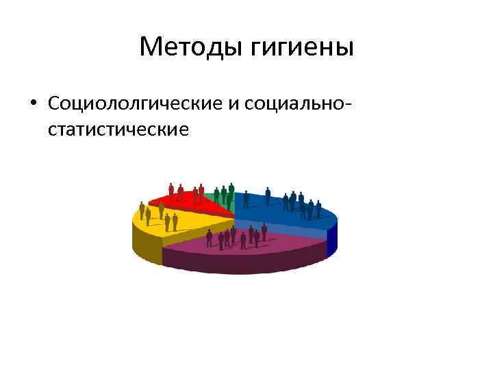    Методы гигиены • Социололгические и социально  статистические 