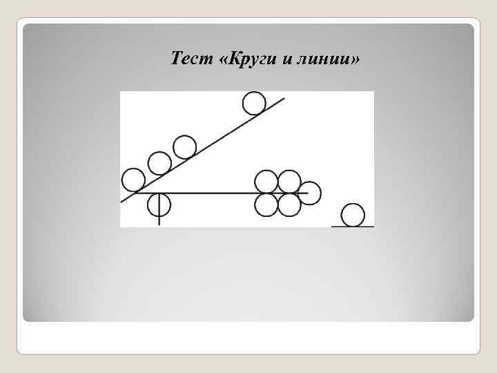 Тест «Круги и линии» 
