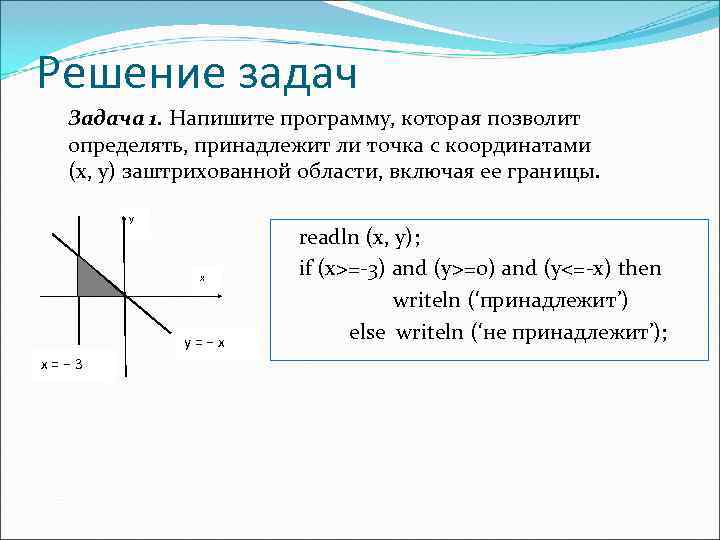 Определить ли точка