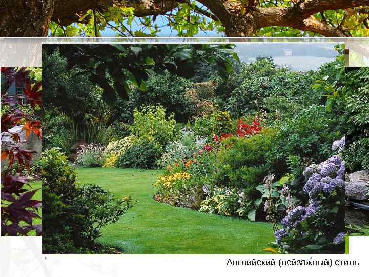 Английский (пейзажный) стиль 