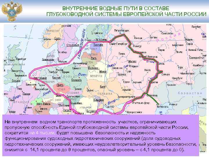      ВНУТРЕННИЕ ВОДНЫЕ ПУТИ В СОСТАВЕ    ГЛУБОКОВОДНОЙ