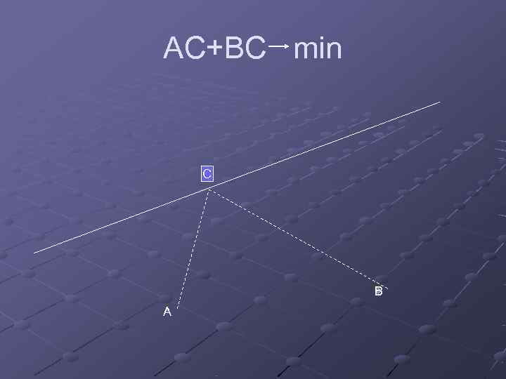 AC+BC min  C   B A 