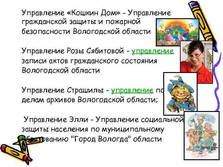 Управление «Кошкин Дом» - Управление гражданской защиты и пожарной безопасности Вологодской области Управление Розы
