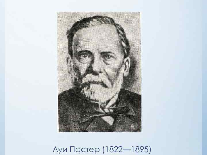 Луи Пастер (1822— 1895) 