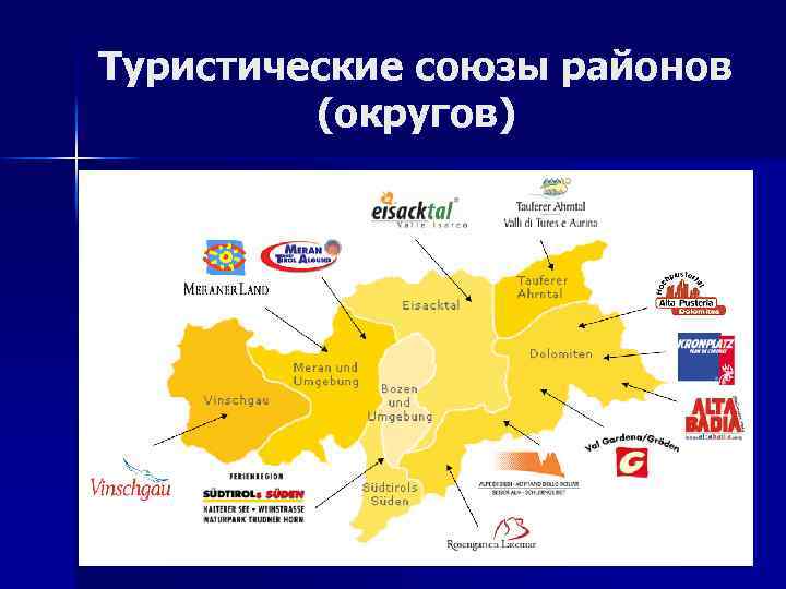 Туристические союзы районов (округов) 