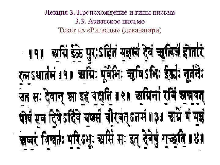 Лекция 3. Происхождение и типы письма 3. 3. Азиатское письмо Текст Лекция 3. Происхождение и типы письма 3. 3. Азиатское письмо Текст
