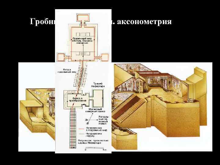Гробница Нефертари. аксонометрия 