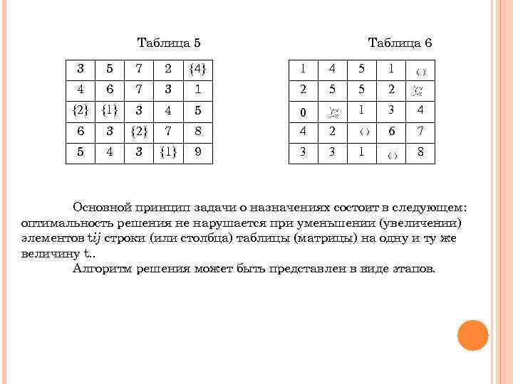    Таблица 5      Таблица 6  