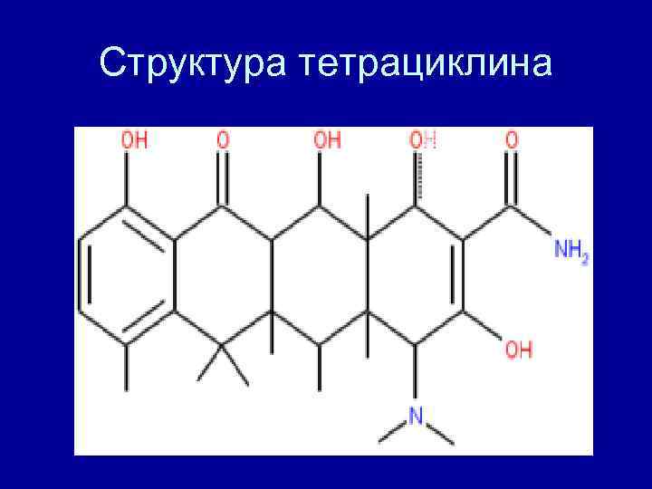 Структура тетрациклина 