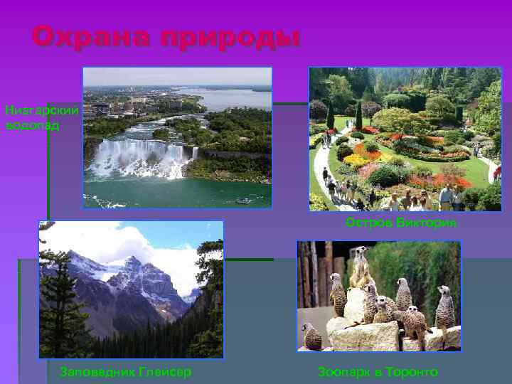 Охрана природы Ниагарский водопад Остров Виктория Охрана природы Ниагарский водопад Остров Виктория