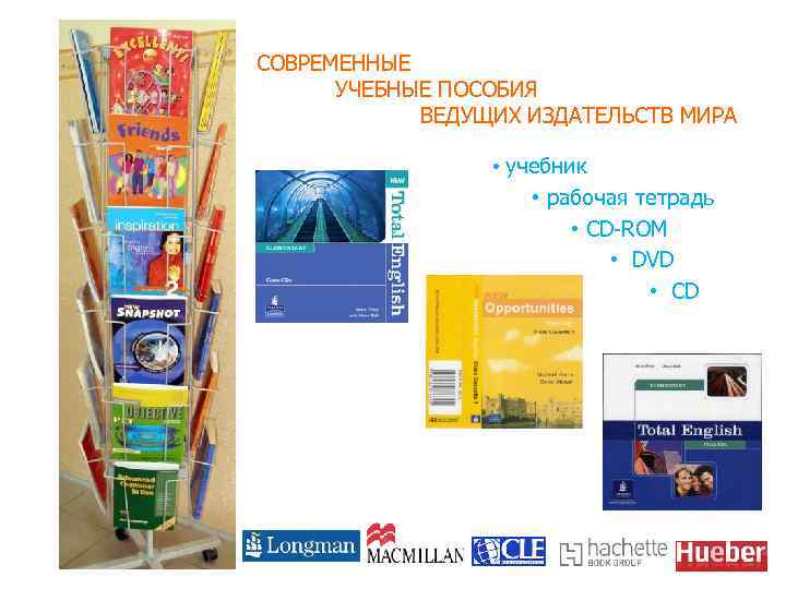 СОВРЕМЕННЫЕ  УЧЕБНЫЕ ПОСОБИЯ   ВЕДУЩИХ ИЗДАТЕЛЬСТВ МИРА    • учебник